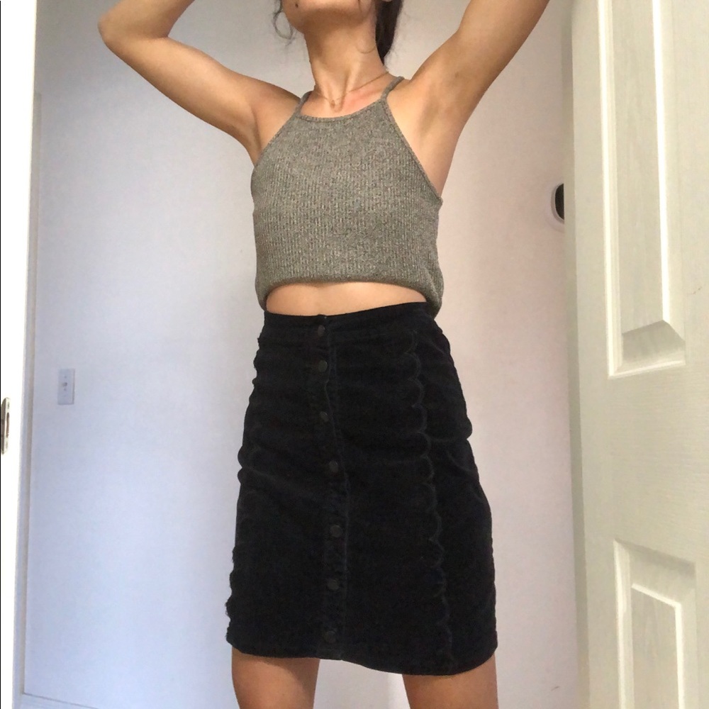 Corduroy skirt